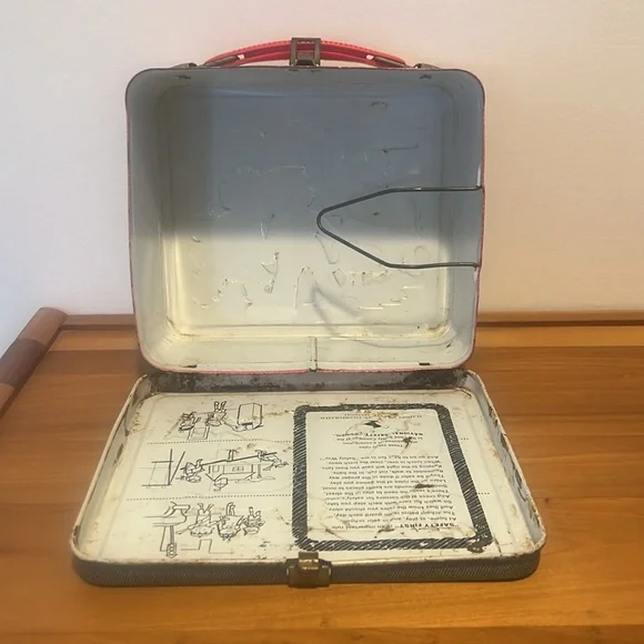 Raggedy Ann and Andy Vintage METAL SCHOOL LUNCHBOX  - 1973 vintage original - Picture 7 of 12